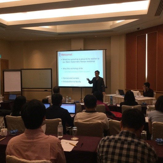 Cochrane Advanced Systematic Review and Meta–Analysis Workshop 26 – 27 ...